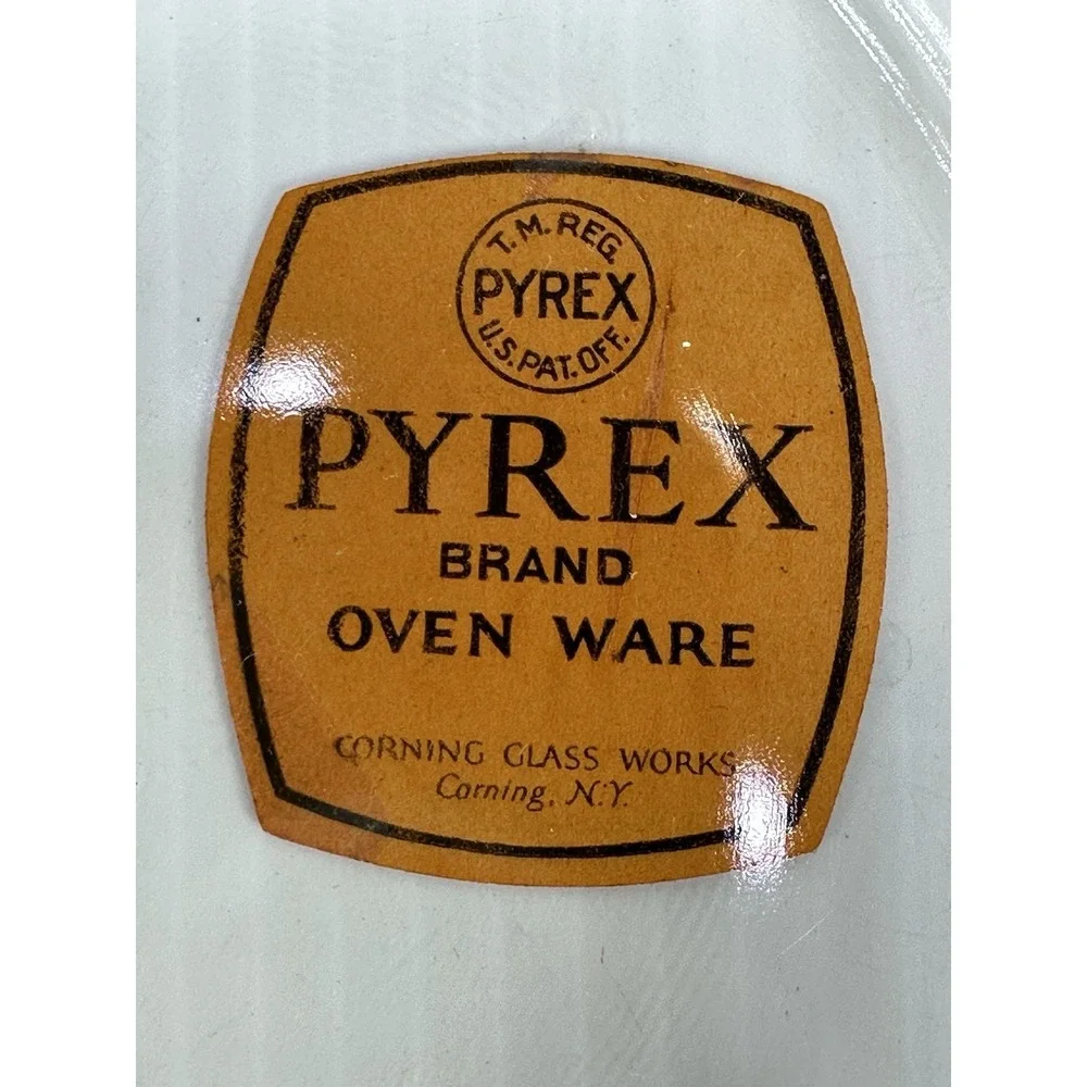 Vintage Pyrex Brand Oven Ware Clear Glass Pie Plate #209 Original Box & Label 9